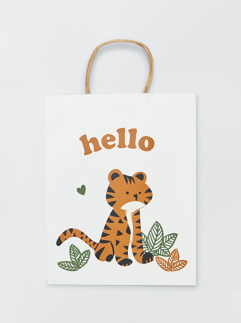 Pochette cadeau Blanc - Kiabi