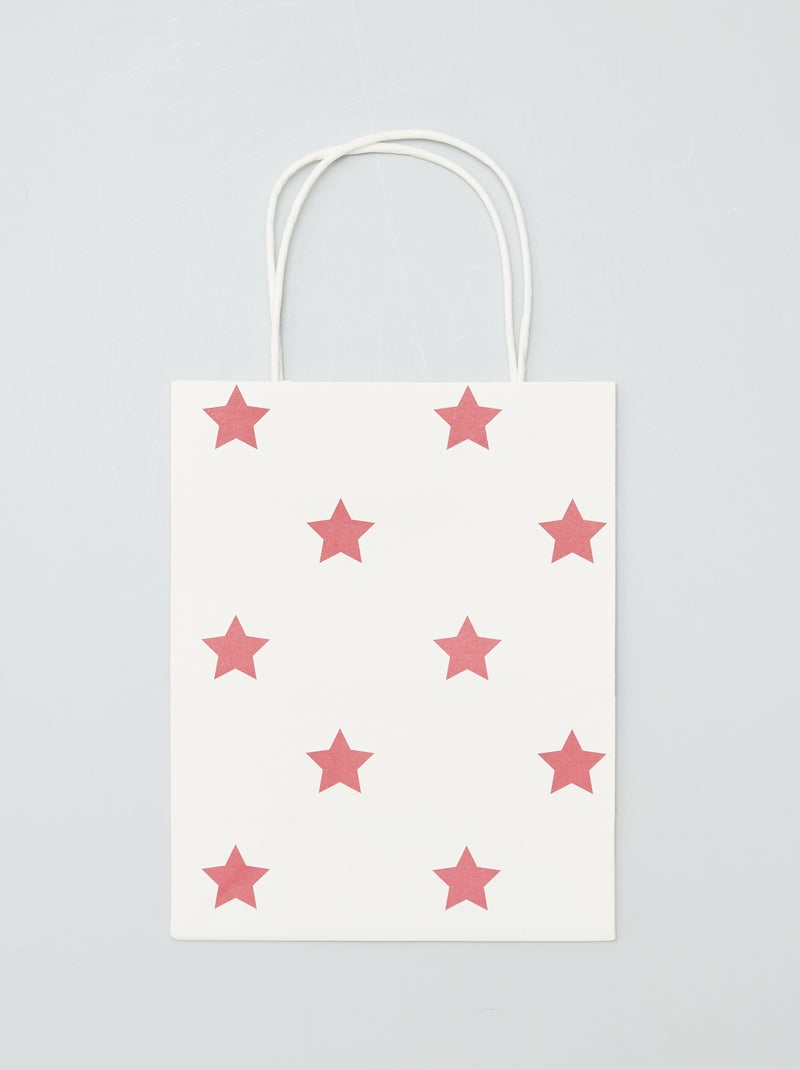 Pochette cadeau 'Père Noël' MARRON - Kiabi