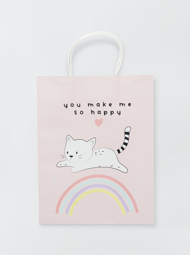 Pochette cadeau Rose - Kiabi