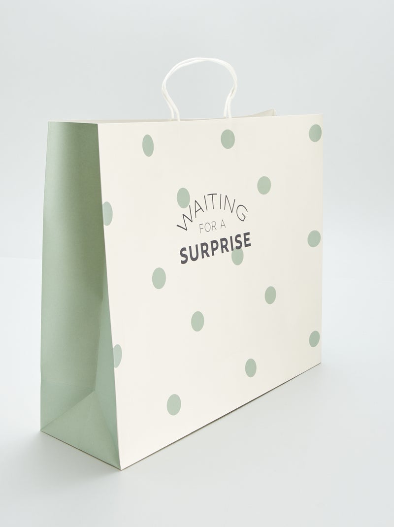 Pochette cadeau Vert - Kiabi