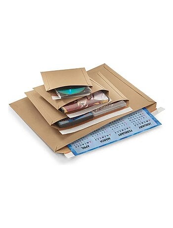 Pochette cartonnée fermeture adhésive - 33.4 x 23.4 cm - Kiabi