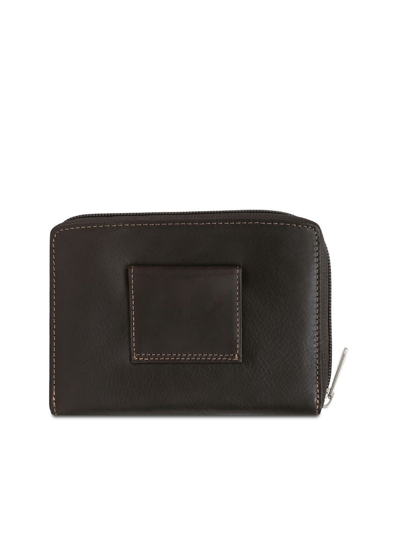 Pochette ceinture  cuir félin hexagona Marron - Kiabi