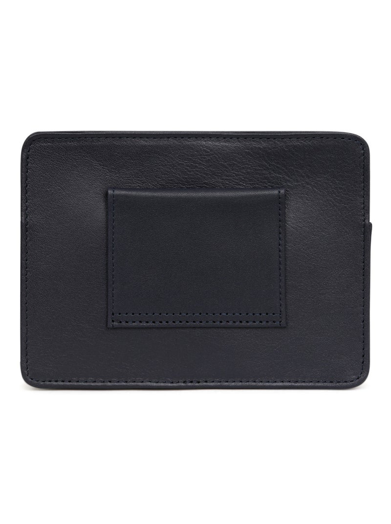 Pochette ceinture  Cuir SOFT Bleu marine - Kiabi