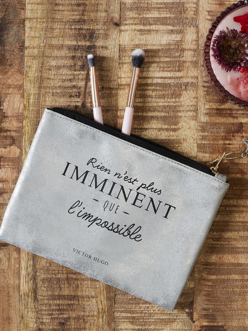 Pochette CITATION Argent - Kiabi