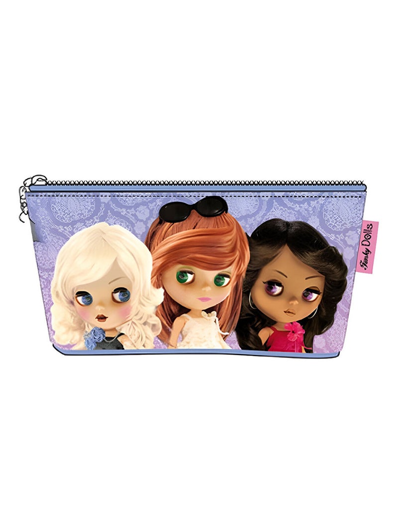 Pochette cosmétique Funky Dolls Parme - Kiabi