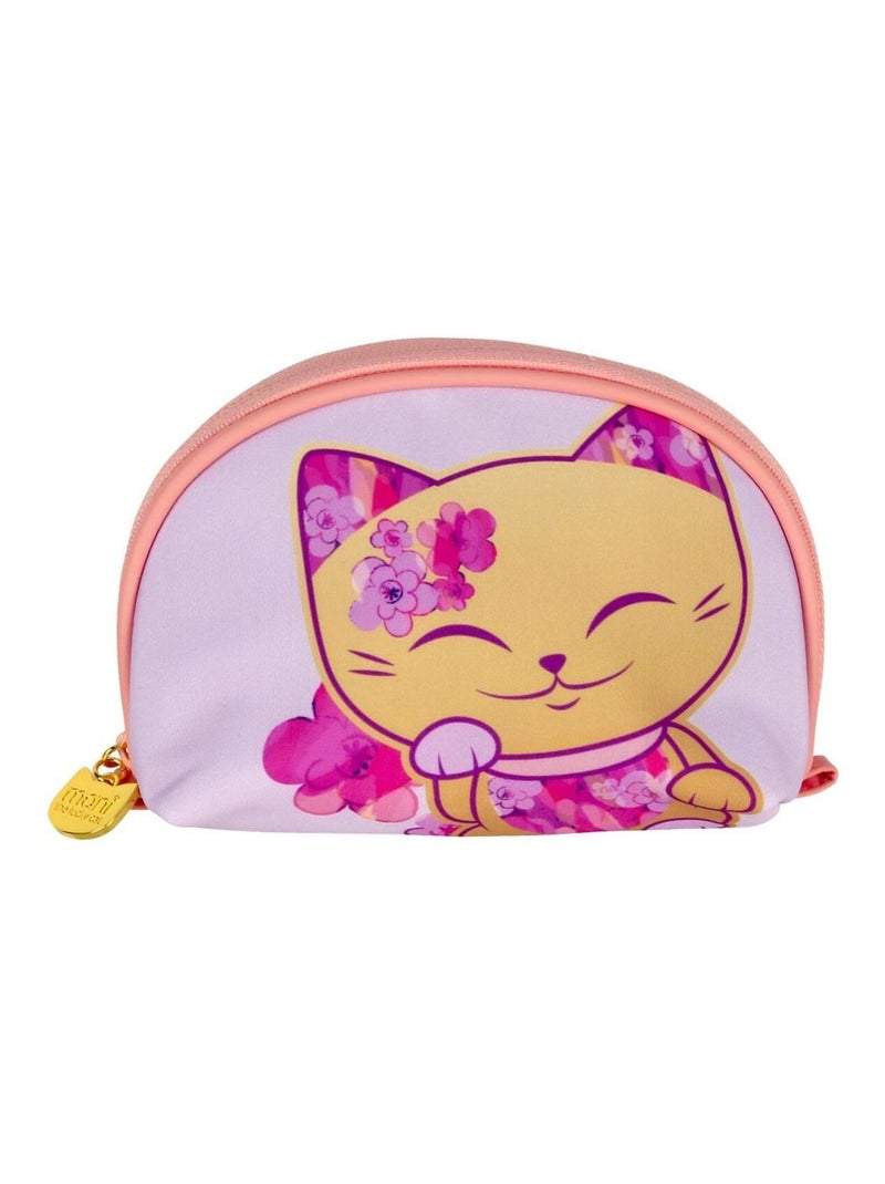 Pochette cosmétique Mani The Lucky Cat - Rose clair Rose - Kiabi