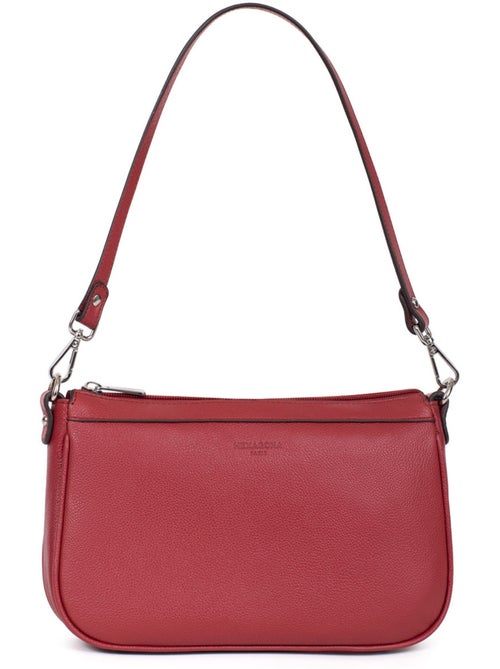 Pochette  cuir confort hexagona - Kiabi