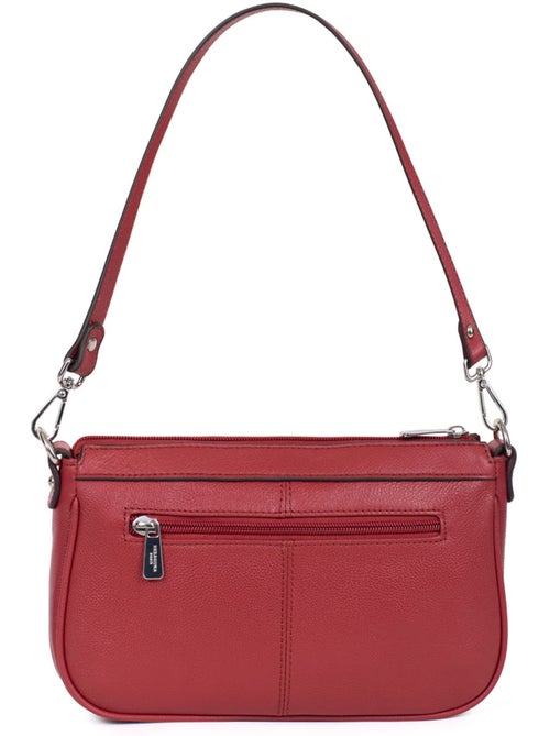Pochette  cuir confort hexagona - Kiabi