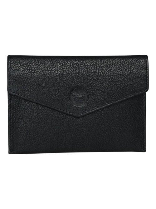 Pochette cuir Format enveloppe étui Carte RFID - Kiabi