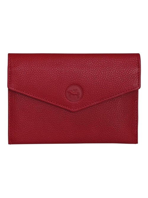 Pochette cuir Format enveloppe étui Carte RFID - Kiabi