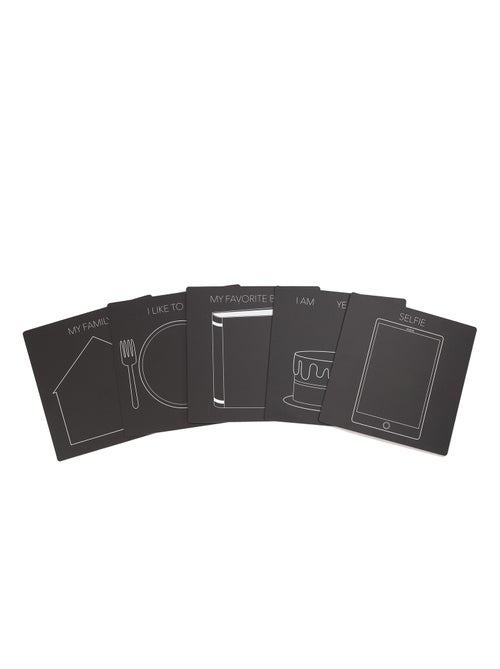 Pochette De 5 Ardoises Portraits - Kiabi