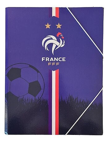 Pochette de bureau bleue fédération française de football
