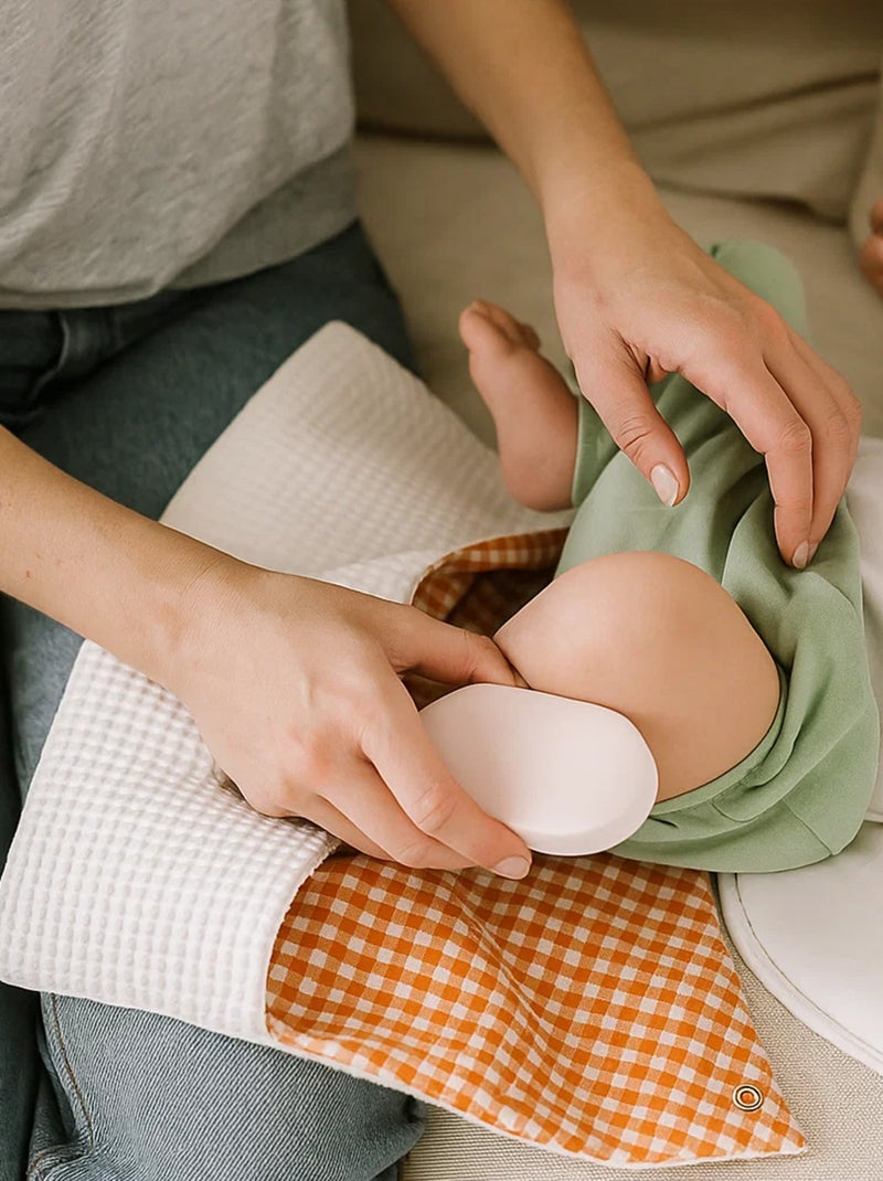 Pochette de rangement en Coton Bio Blanc - Kiabi
