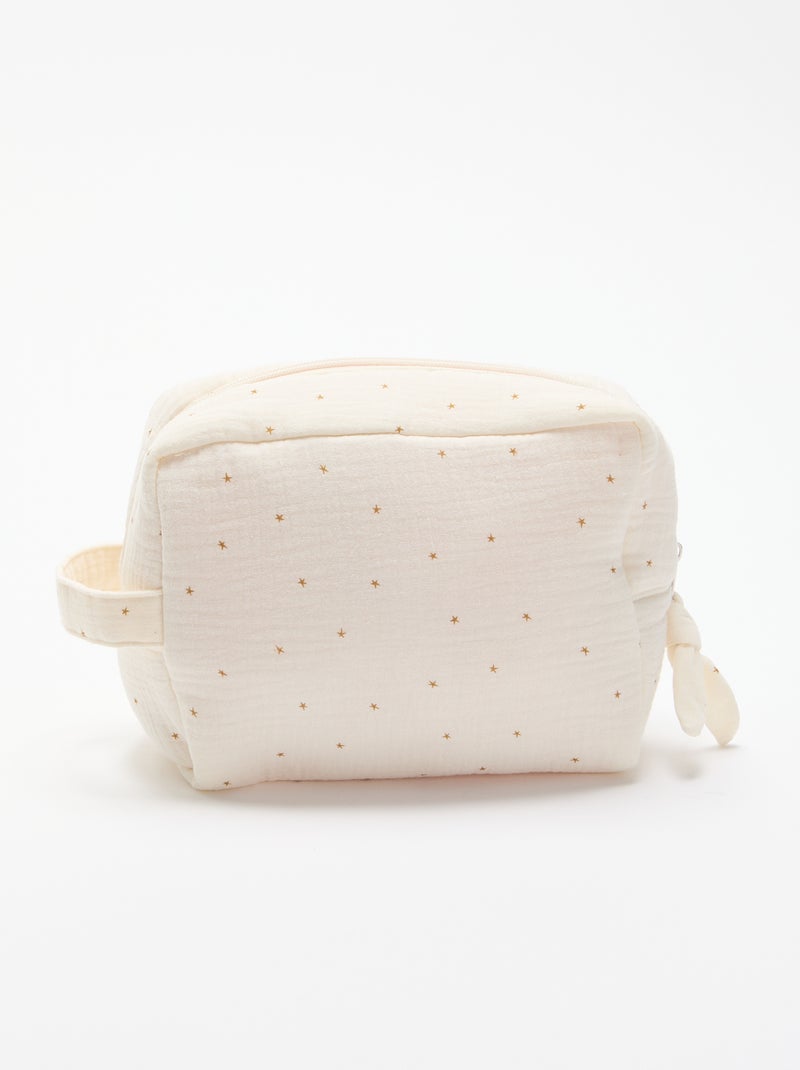 Pochette de rangement matelassée Beige - Kiabi