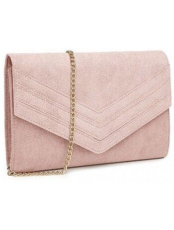 Pochette de soirée bandoulière chaîne 24x3x17 cm - miss lulu