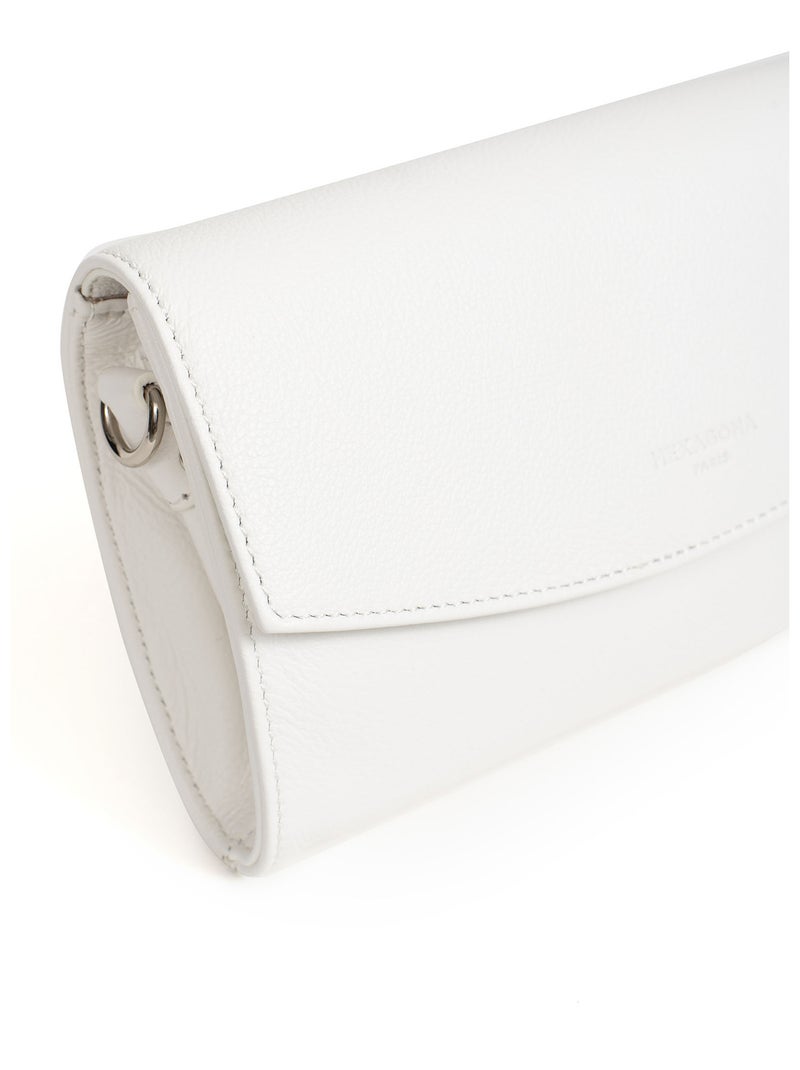 Pochette de soirée  cuir confort hexagona Blanc - Kiabi