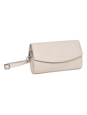 Pochette de soirée cuir confort hexagona