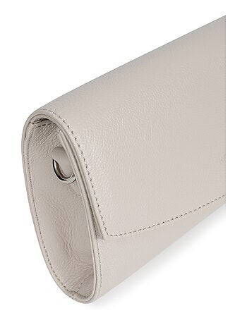 Pochette de soirée cuir confort hexagona