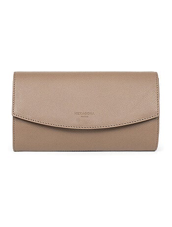 Pochette de soirée cuir confort hexagona