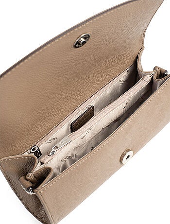 Pochette de soirée cuir confort hexagona