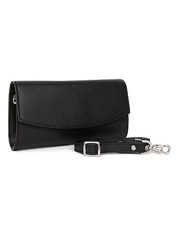 Pochette de soirée cuir confort hexagona