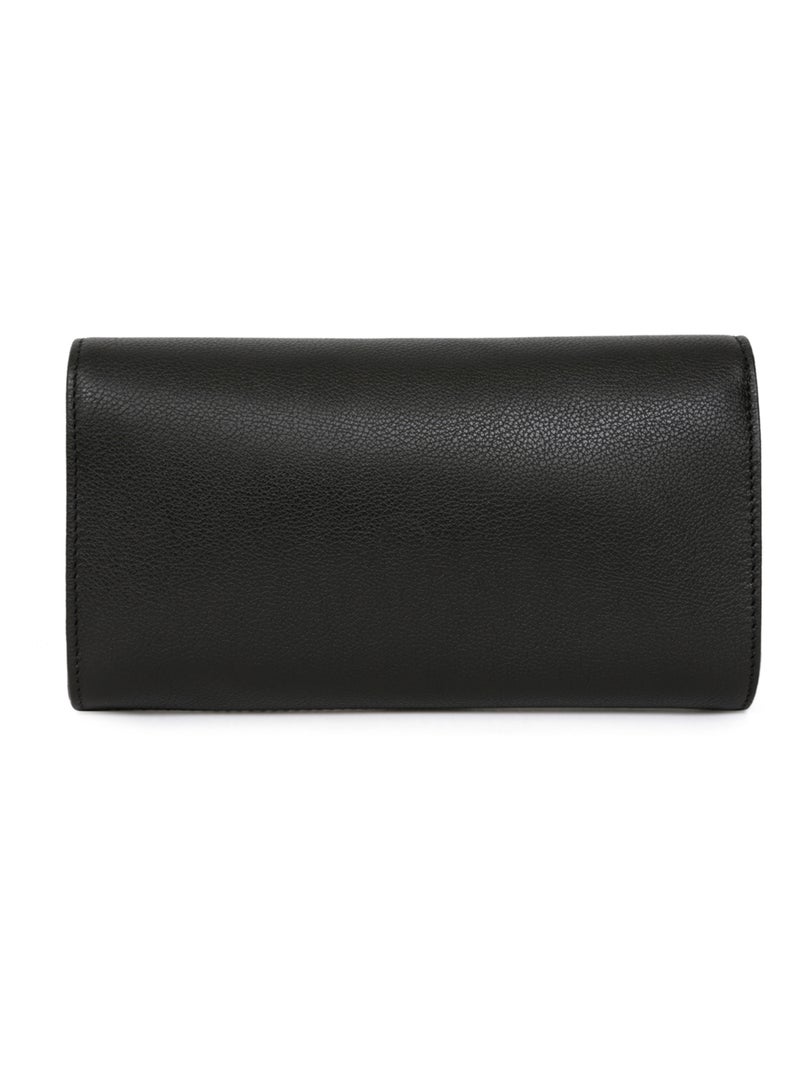 Pochette de soirée  cuir confort hexagona Noir - Kiabi