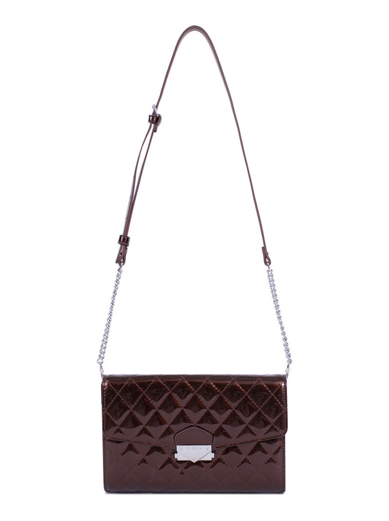 Pochette de soirée Daisy Femme Bronze - Kiabi