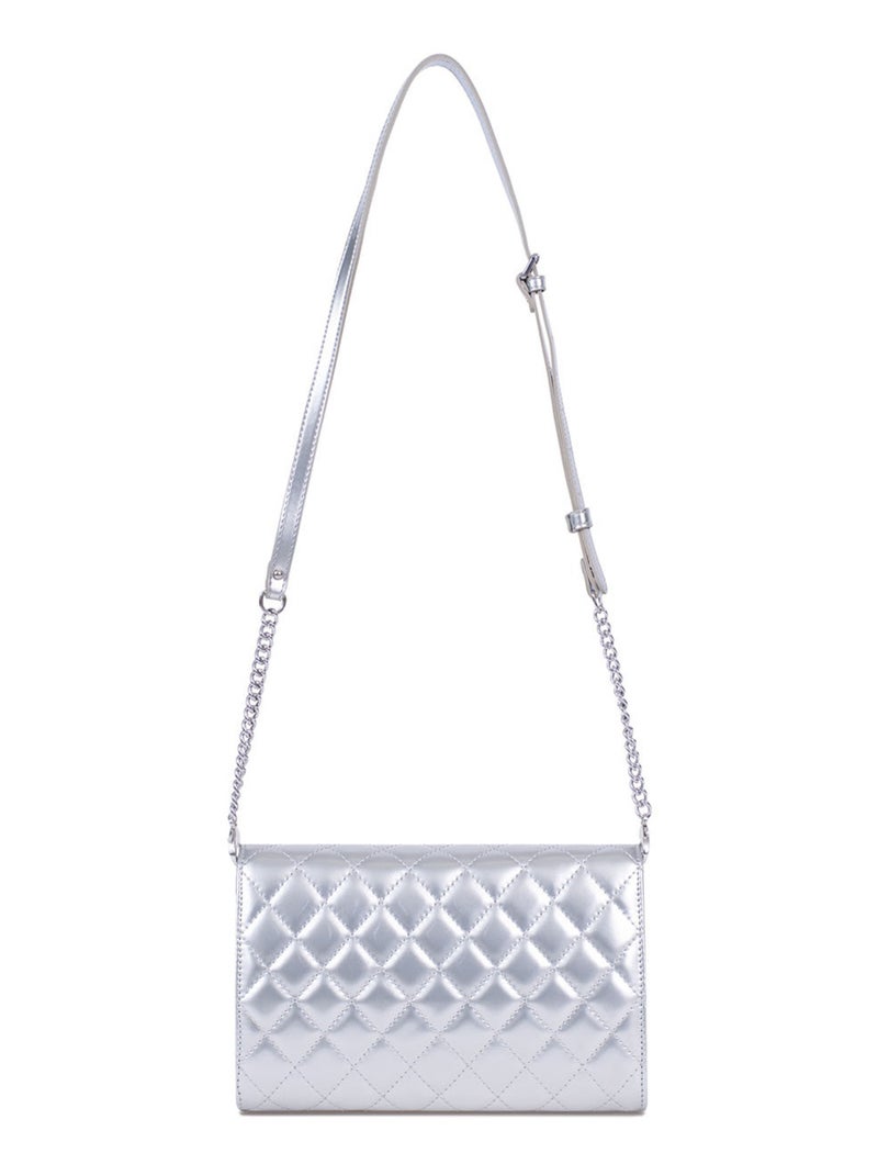 Pochette de soirée Daisy Femme Daisy  | FAGOLA Argent - Kiabi