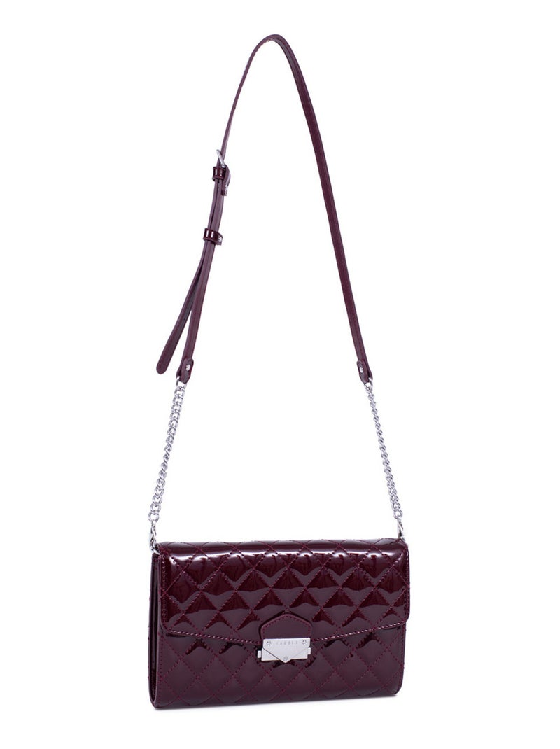 Pochette de soirée Daisy Femme Daisy  | FAGOLA Rouge carmin - Kiabi