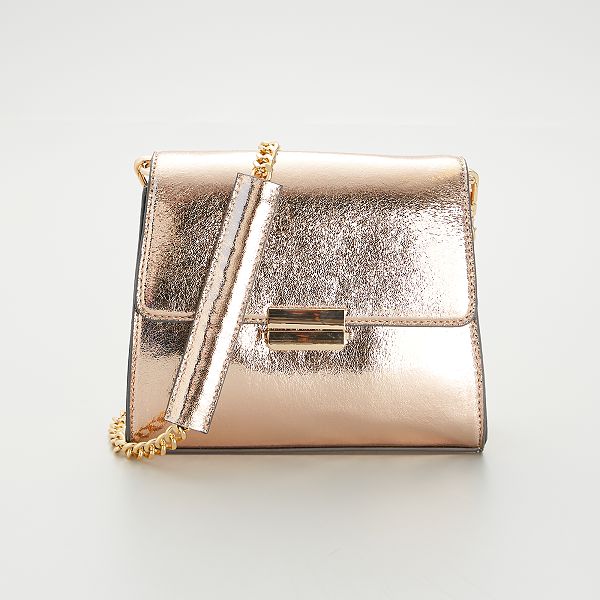Pochette dorée femme Clearance