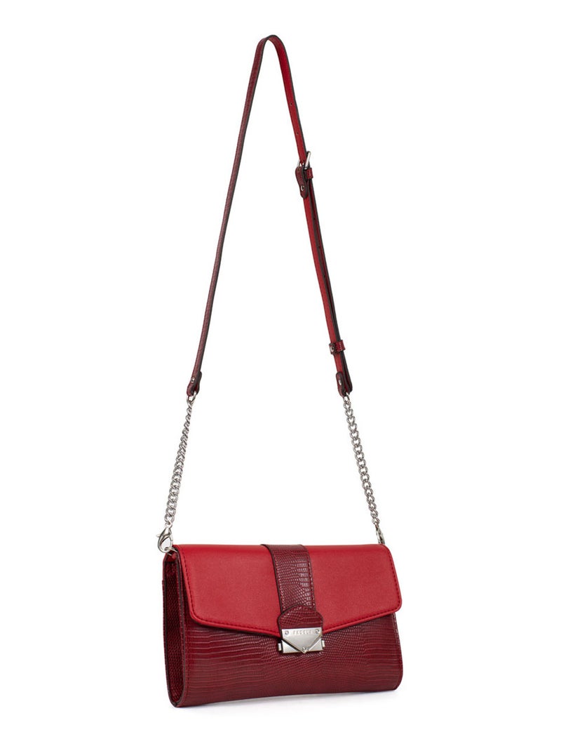 Pochette de soirée Maria Femme Fêtes des mères  | FAGOLA Rouge carmin - Kiabi