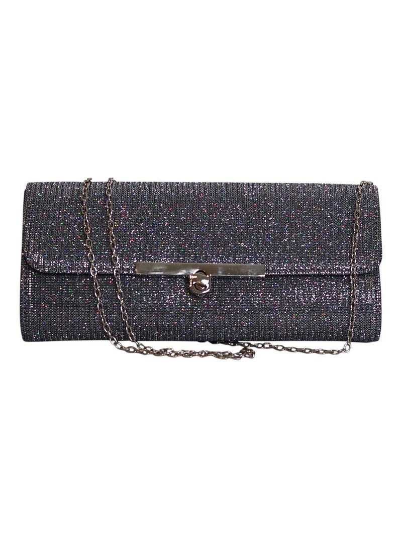 Pochette de soirée strass KYOKO Gris - Kiabi