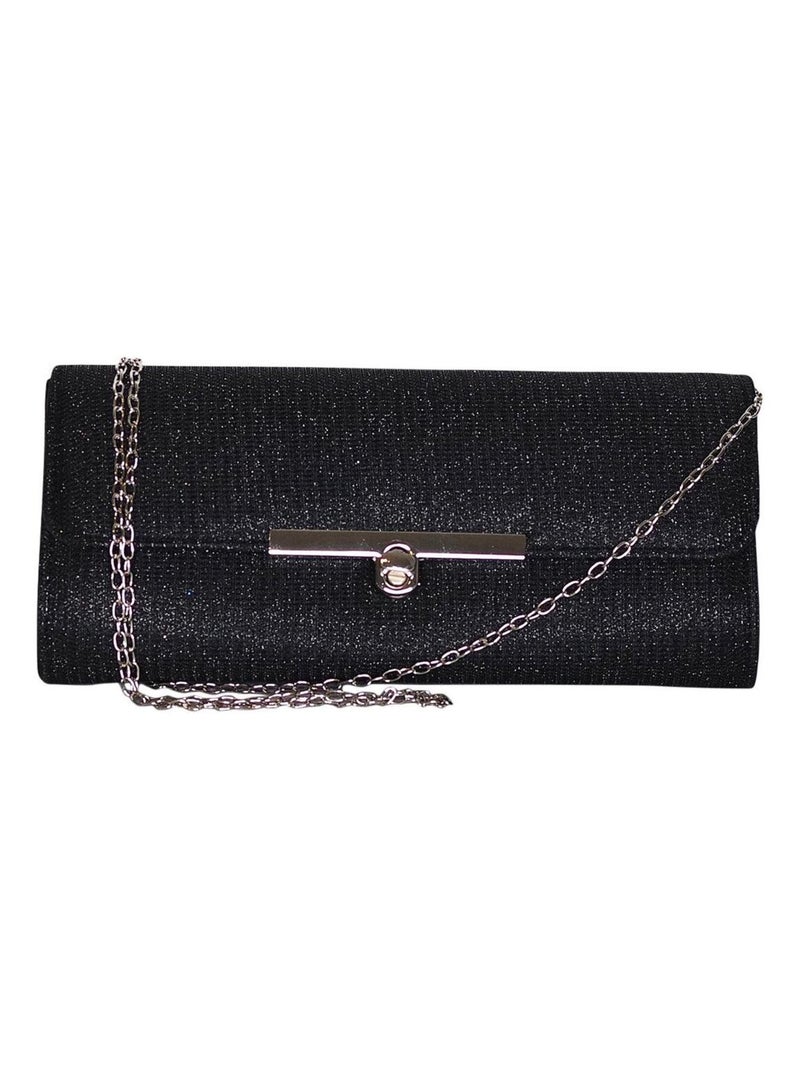 Pochette de soirée strass KYOKO Noir - Kiabi