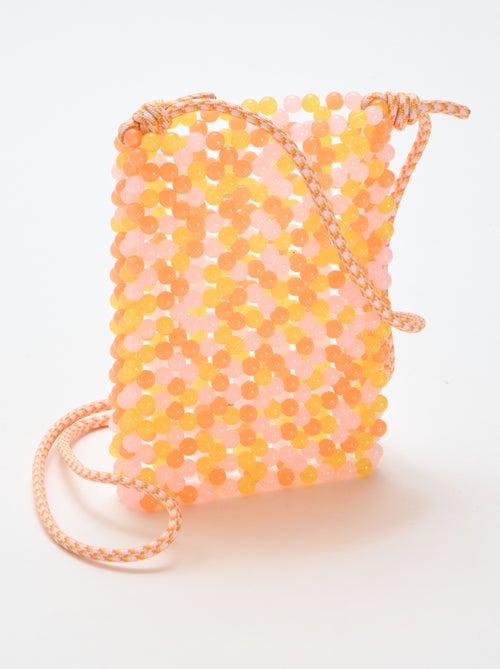 Pochette de téléphone en perles - Kiabi