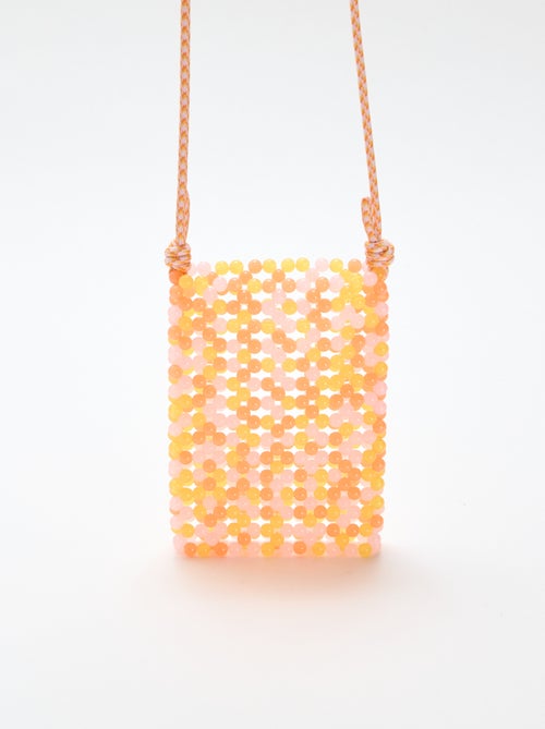 Pochette de téléphone en perles - Kiabi