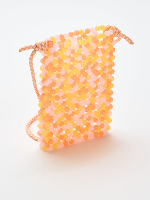Pochette de téléphone en perles - Kiabi