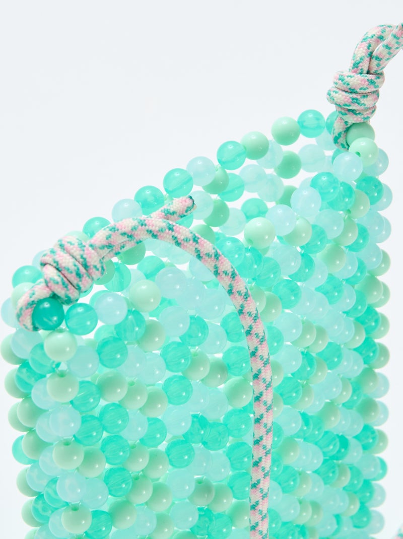 Pochette de téléphone en perles Vert - Kiabi