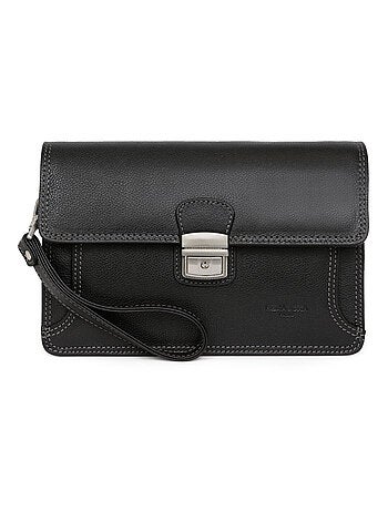 Pochette dragonne cuir confort hexagona