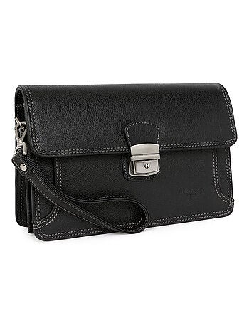 Pochette dragonne cuir confort hexagona
