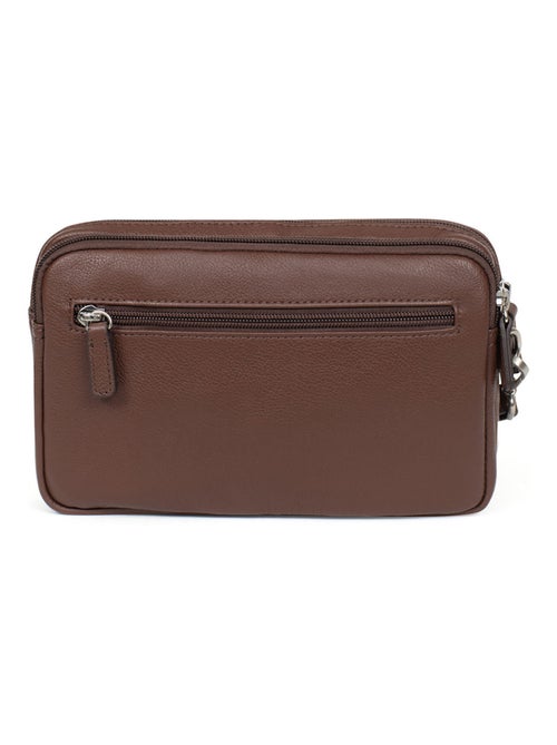 Pochette dragonne  Cuir CONFORT - Kiabi