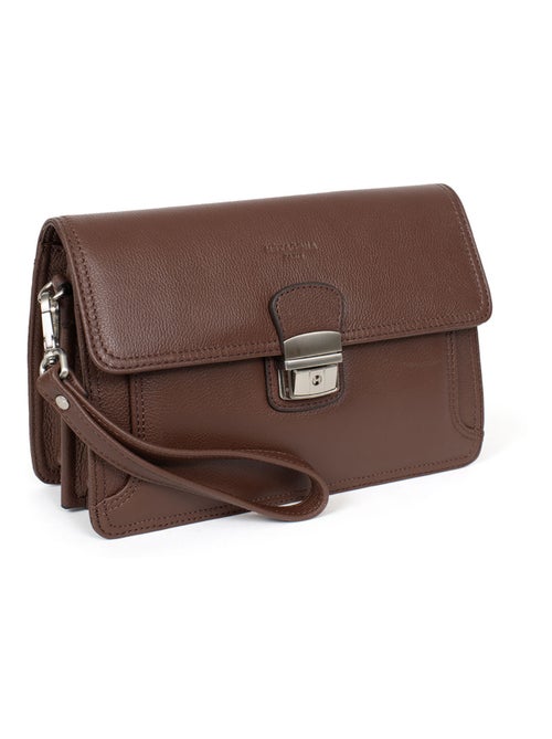 Pochette dragonne  Cuir CONFORT - Kiabi