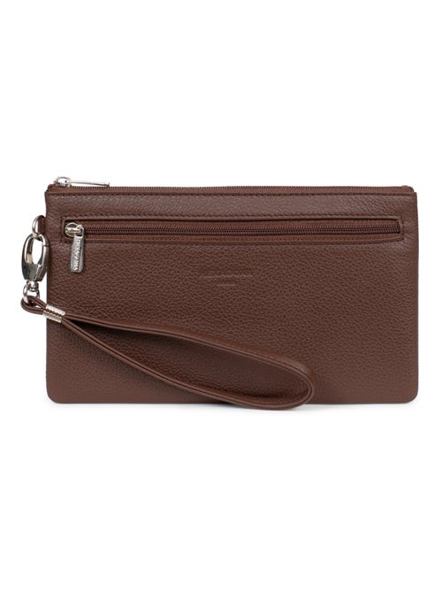 Pochette dragonne  Cuir CONFORT - Kiabi