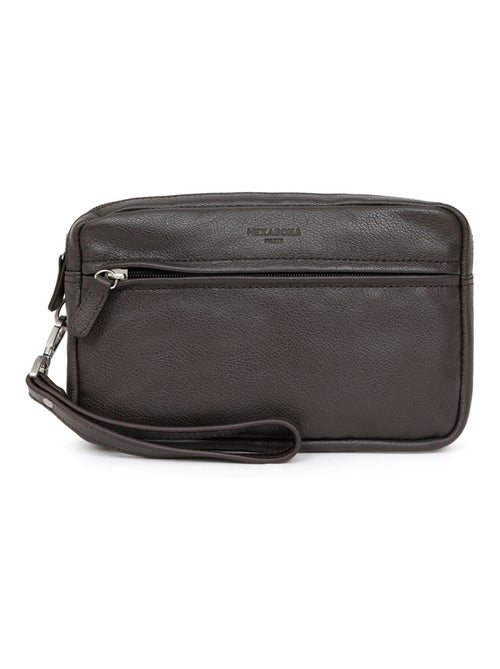Pochette dragonne  Cuir CONFORT - Kiabi