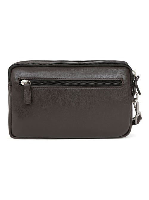 Pochette dragonne  Cuir CONFORT - Kiabi