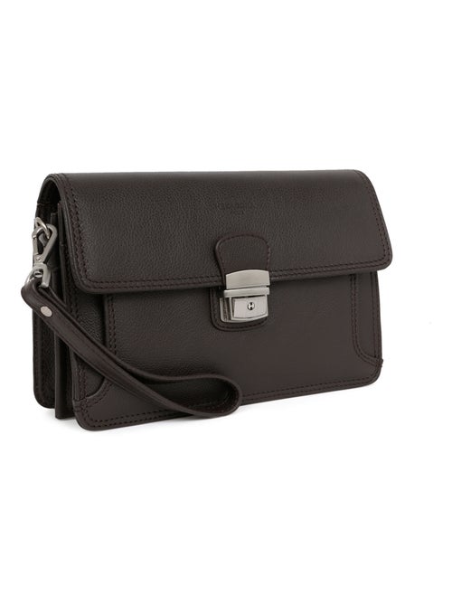 Pochette dragonne  Cuir CONFORT - Kiabi