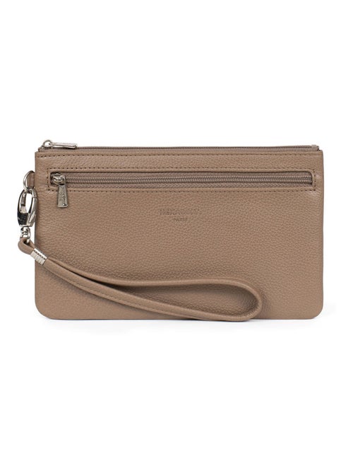 Pochette dragonne  Cuir CONFORT - Kiabi