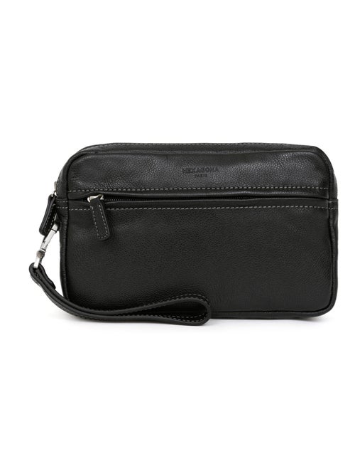 Pochette dragonne  Cuir CONFORT - Kiabi