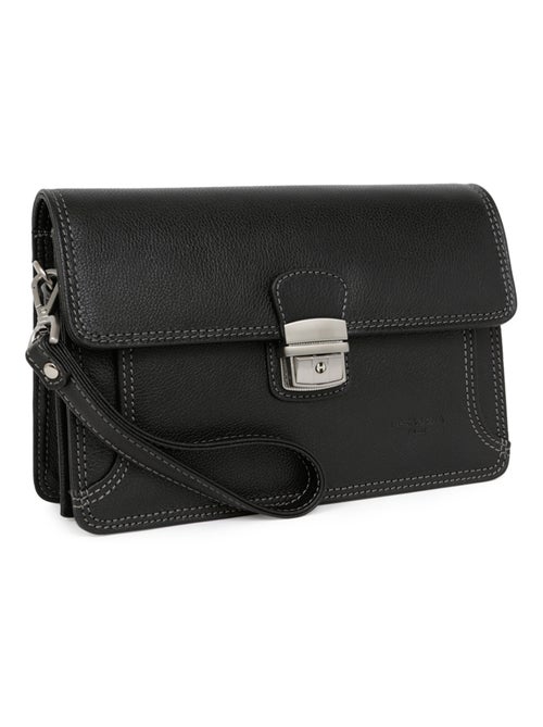 Pochette dragonne  Cuir CONFORT - Kiabi