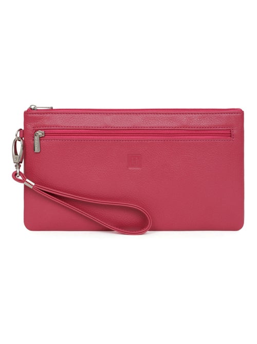 Pochette dragonne  Cuir CONFORT - Kiabi
