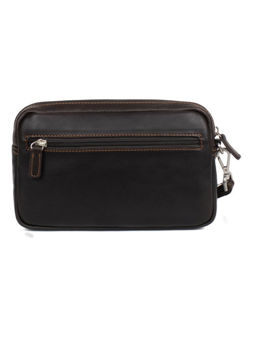 Pochette dragonne  Cuir FÉLIN - Kiabi